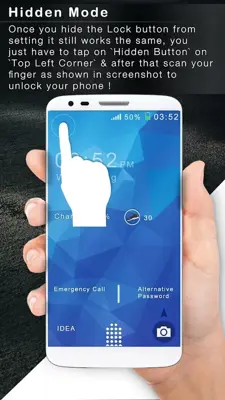 Fingerprint Lock Screen Prank android App screenshot 2