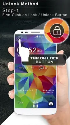 Fingerprint Lock Screen Prank android App screenshot 4